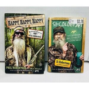 Happy,Happy,Happy & Si-cology 101, Duck Commander, Phil & Si Robertson, HC, VG+